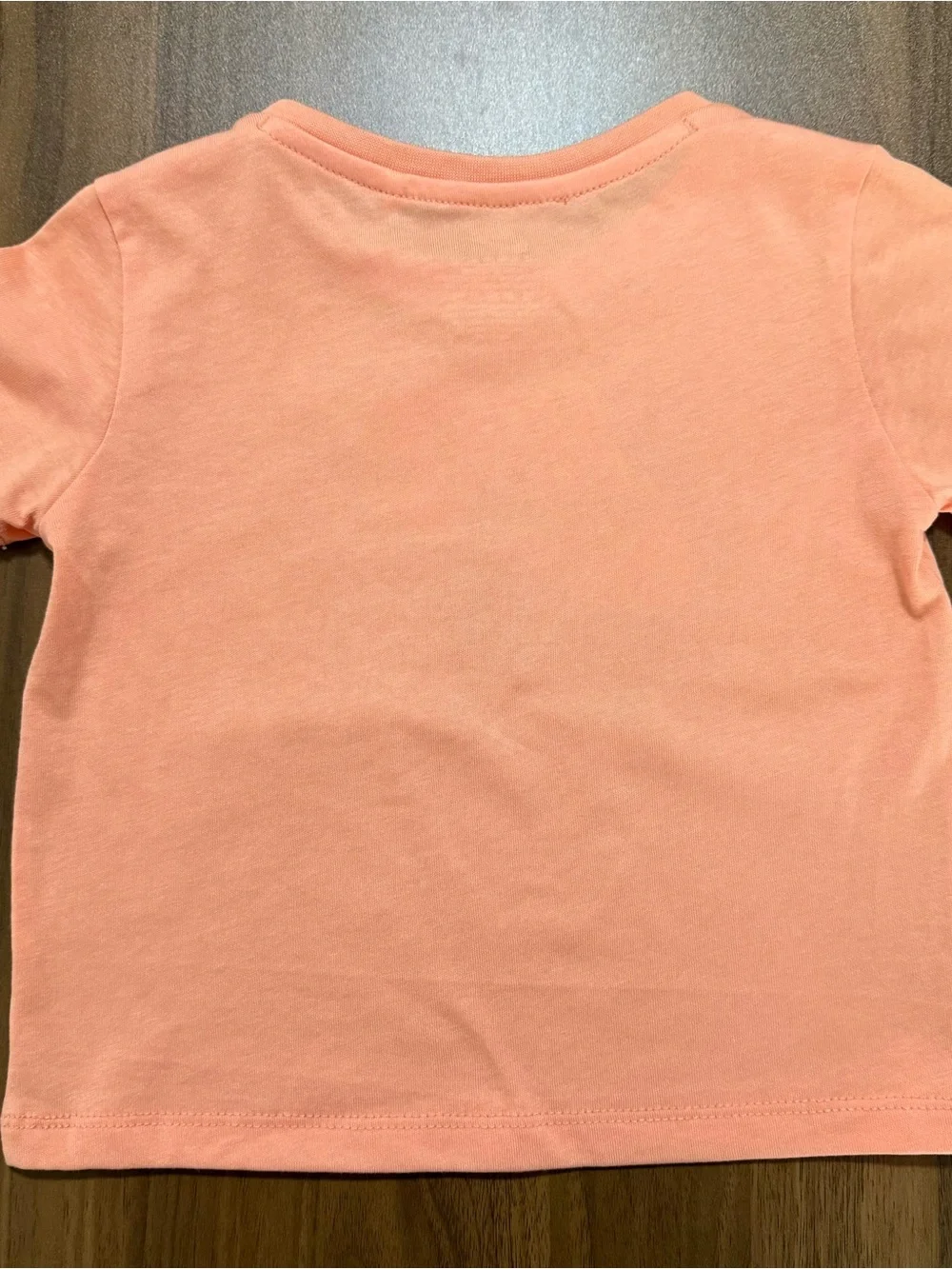Nike Girls 2-Piece Matching Outfit Set Shirt And Shorts Peach Blue Size 4T New - Picture 4 of 7